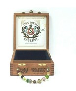 Cigar Box Purse Handbag Beaded Handle Don Diego Reserve Dominican Republ... - $42.99