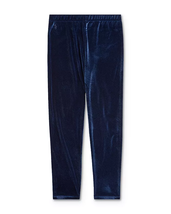 Polo Ralph Lauren Big Girls Velvet Leggings Navy XL / 16 - $58.60
