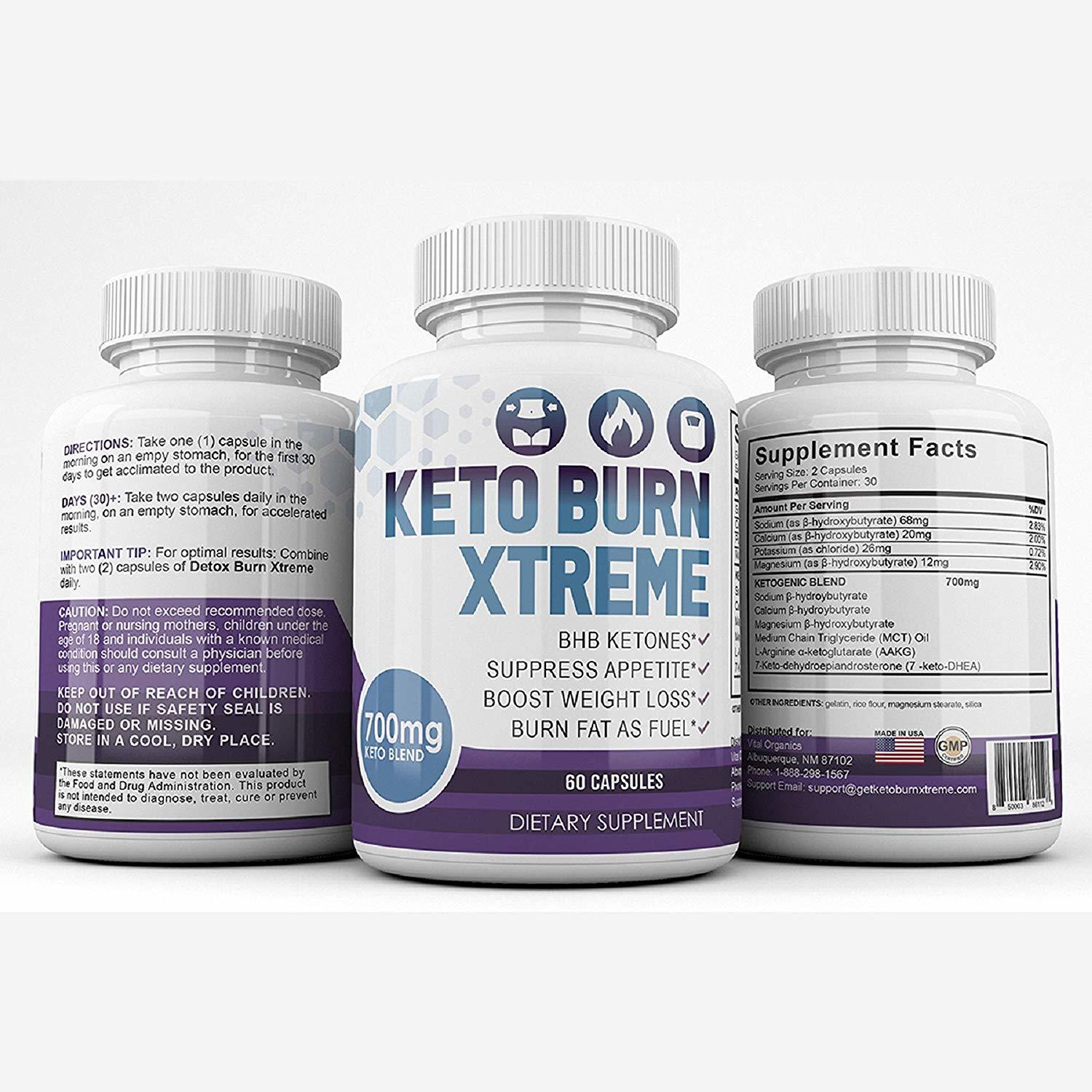 Keto Burn Xtreme BHB Ketones Suppress Appetite Boost Weight Loss Burn