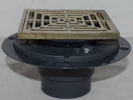 Sioux Chief Shower Pan Drain Cast Metal Ring And Strainer 821-200PNQ image 2
