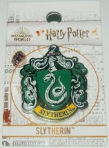 Harry Potter House of Slytherin Crest Logo Colored Metal Lapel Pin NEW UNUSED - $7.84