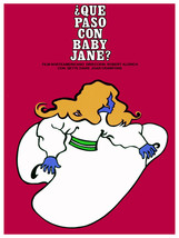 Que paso con baby jane? Red Film POSTER.Graphic Design.Wall Art Decorati... - $11.88