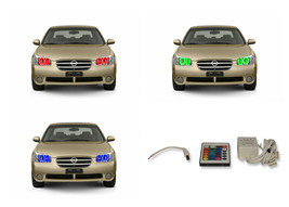 for Nissan Maxima 02-03 RGB Multi Color IR LED Halo kit for Headlights - $197.01