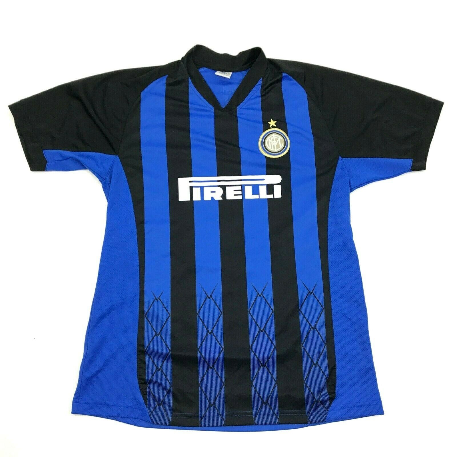 Gool PIRELLI Tires Mens Soccer Jersey Size Large Inter Milan Tee Futball Shirt - Men's Clothing