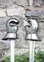 NauticalMart Medieval Gauntlets; Men's Reenactment Gloves image 3
