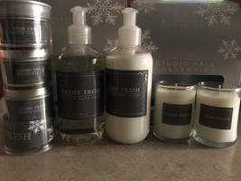 Studio Hall Creme Fresh gift set Lotion, hand soap and candles - $24.99