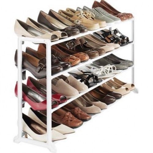 ClosetMaid 1608 Closet Organizer Kit with Shoe Shelf, 5-Foot to 8-Foot,  White