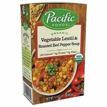 Pacific Foods Organic Vegetable Lentil &amp; Roasted Red Pepper Soup, 1.06 P... - $63.49