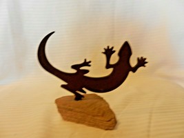 Details about   2 Brown Lizard Gecko Gekko Ceramic Animal Figurine Statue CAS005 