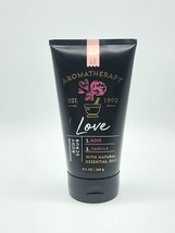 Bath & Body Works Aromatherapy Love Rose Vanilla Smoothing Body Scrub 9.5oz Seal - $24.99