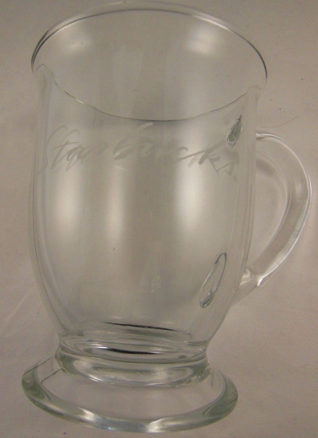 clear starbucks mug