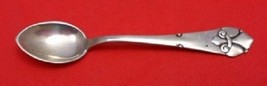 French Lily-Danish By Christian F. Heise Sterling Silver Salt Spoon 3 1/8" - $39.00