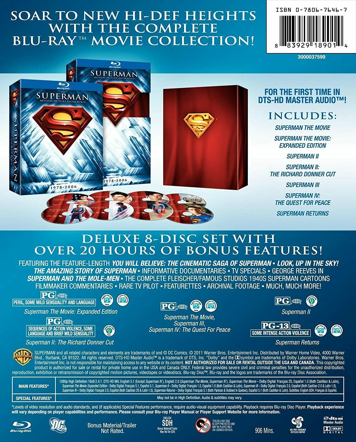 superman anthology blu ray