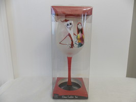 Disney Nightmare Before Christmas Jack and Sally Glass Goblet  - $24.00