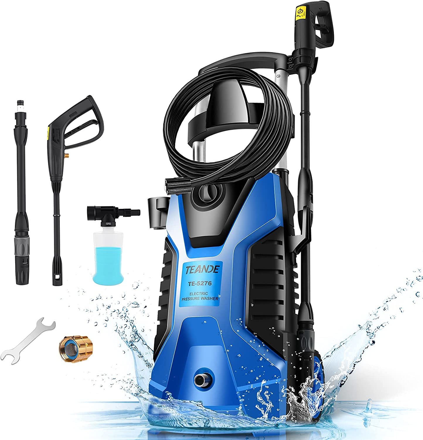 Teande Te3500 2.2Gpm Pressure Washer 2000W Electric Pressure, And ...