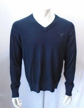 America Eagle Outfitters Black L/S Vintage Fit Men's V Neck Cotton Sweater Sz L - $16.82