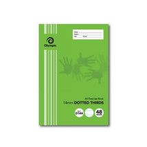 Olympic A4 Dotted Thirds Exercise Book 20pk (Green) - 48page - $45.25