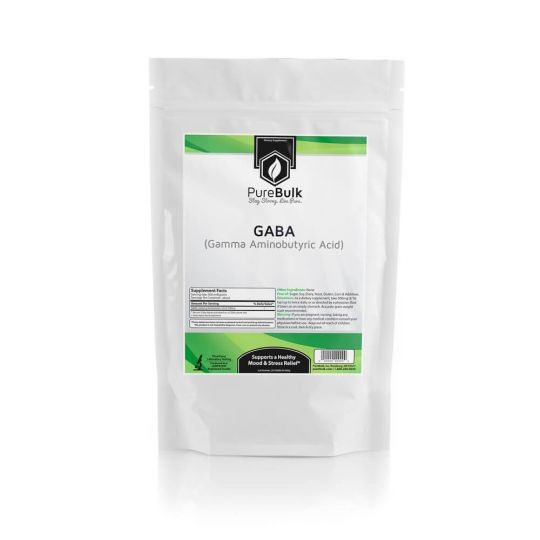 Gaba 1000mg Bulk 100 servings 100 gram Bag 1500mg 66serv Gamma Aminobutyric Acid
