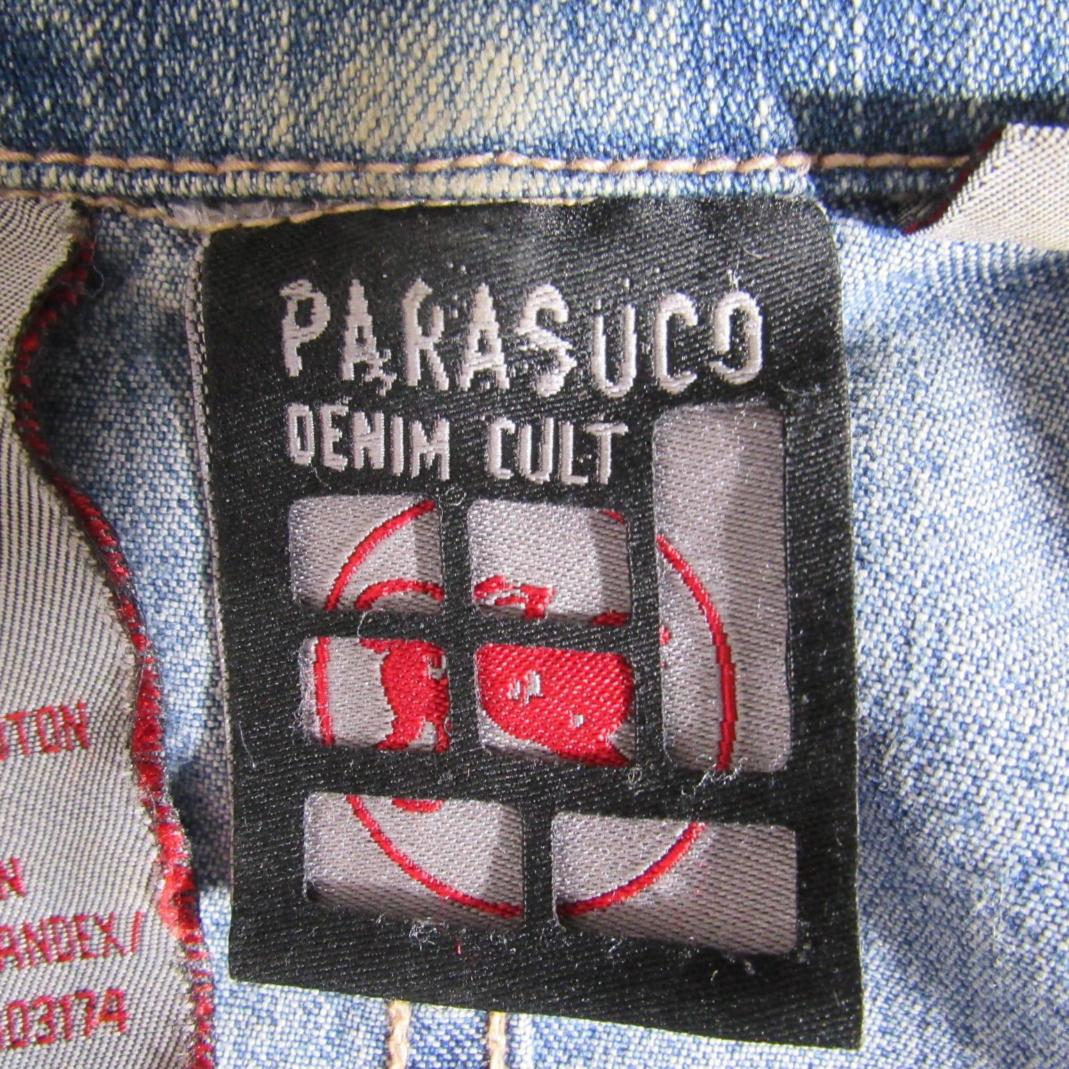 Parasuco Denim Cult Jean Jacket Womens XS 3 Button Long Sleeves ...
