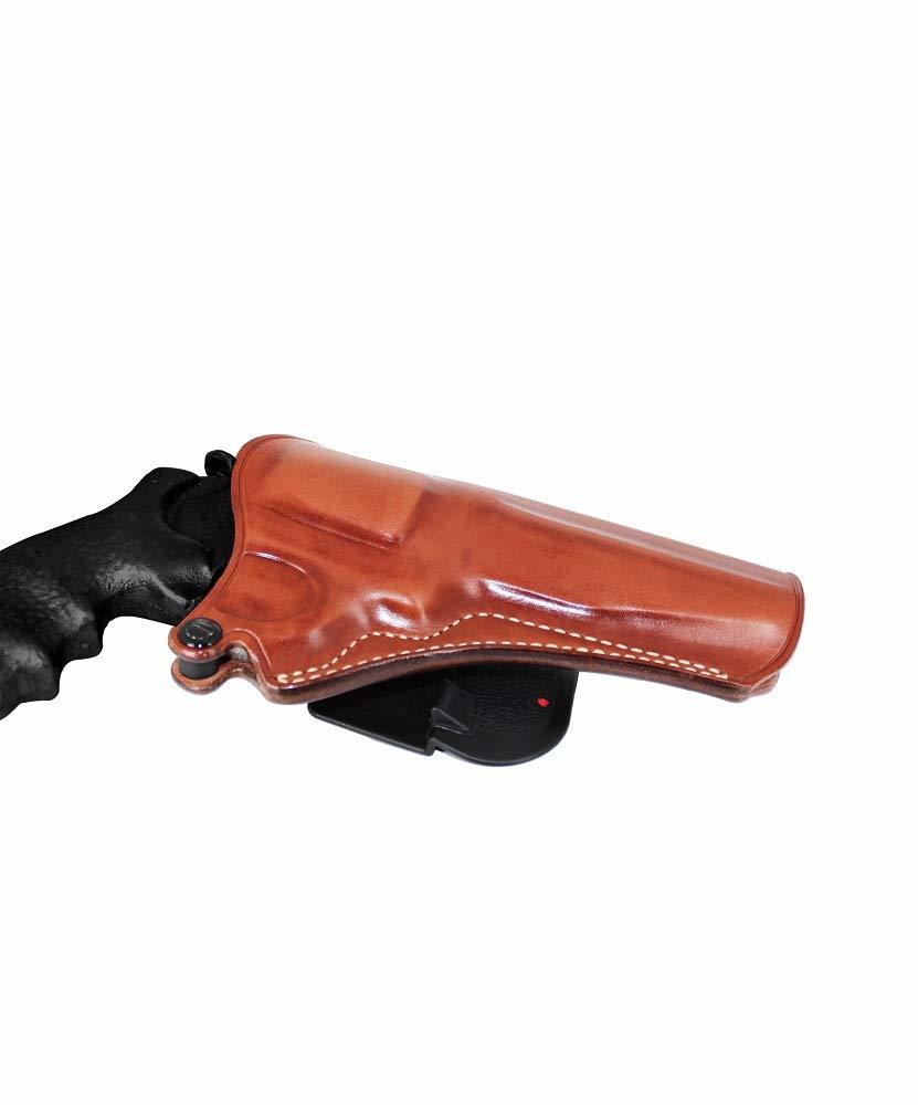 Leather Paddle Holster Fits Sandw Model 686 Plus 357 Magnum 7 Shot 5 Bbl 1510 Holsters 8362