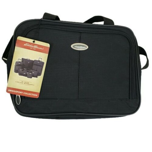 Eddie Bauer Bridgeport Tote Bag Black Adjustable Strap - $23.24