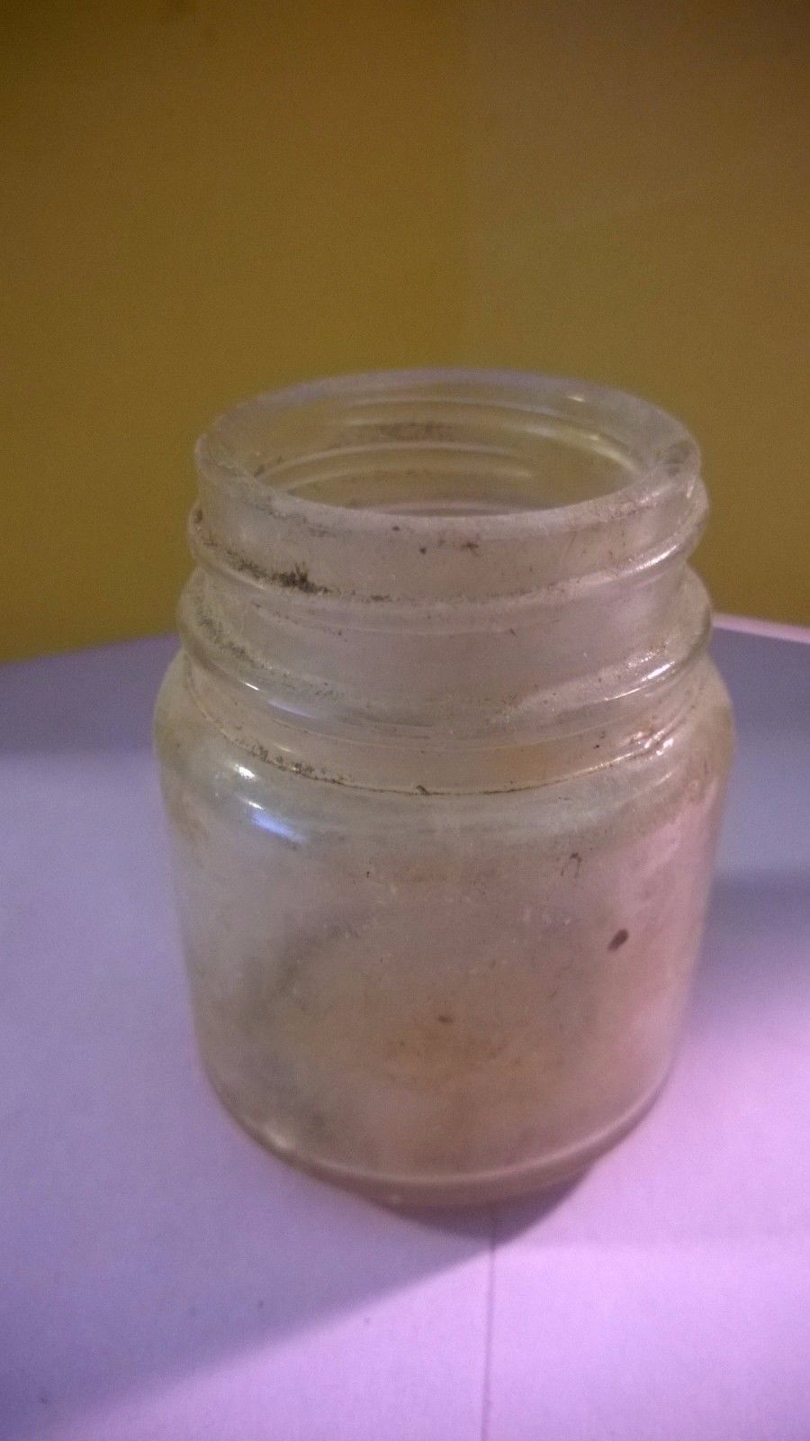 Vaseline Jar Clear Glass Vintage Chesebrough New York Trade Mark Jars