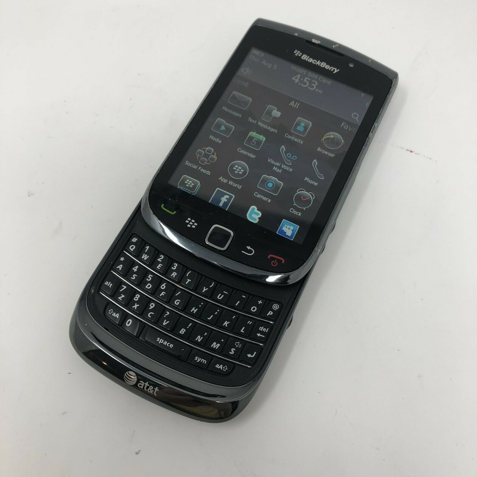 At&t Blackberry Torch Cell Smart Phone B97 Cell Phones & Smartphones