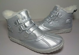Sorel Size 9.5 M DISNEY FROZEN II X OUT N ABOUT Silver Boots New Women&#39;s... - $198.00
