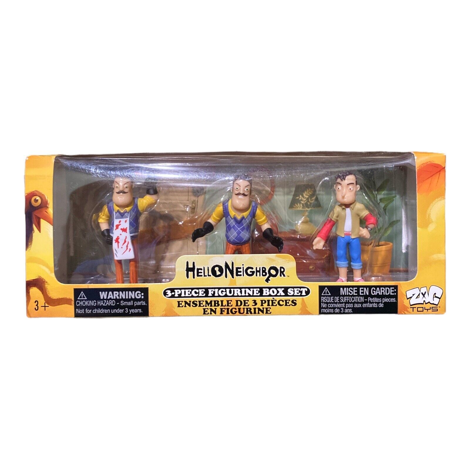 3 Pack Hello Neighbor Action Figure Figurine Box Set 3" Zag Toys #00544 ...