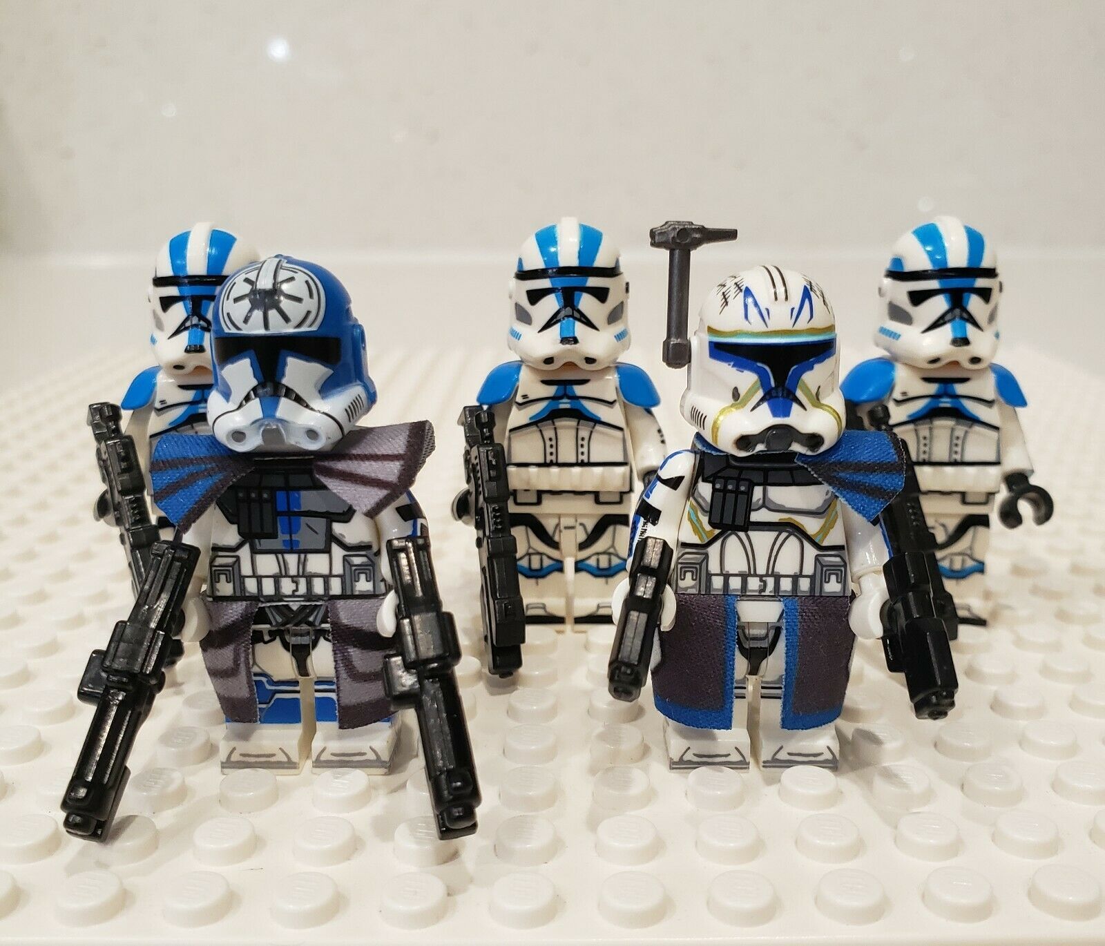 Star Wars Captain Rex Jesse 501st Clone Troopers 5pcs/set Custom ...