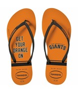 NWT Women&#39;s San Francisco Giants Havaianas Slim Sandals 7-8 - $21.99