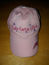 PATRIOTS NFL GIRL PINK ADJUSTABLE COTTON VISOR CAP-YOUTH-BARELY WORN-CUTE - $9.99