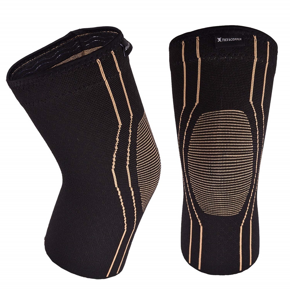 Thx4COPPER Sports Compression Knee Brace for Joint Pain and Arthritis -Small