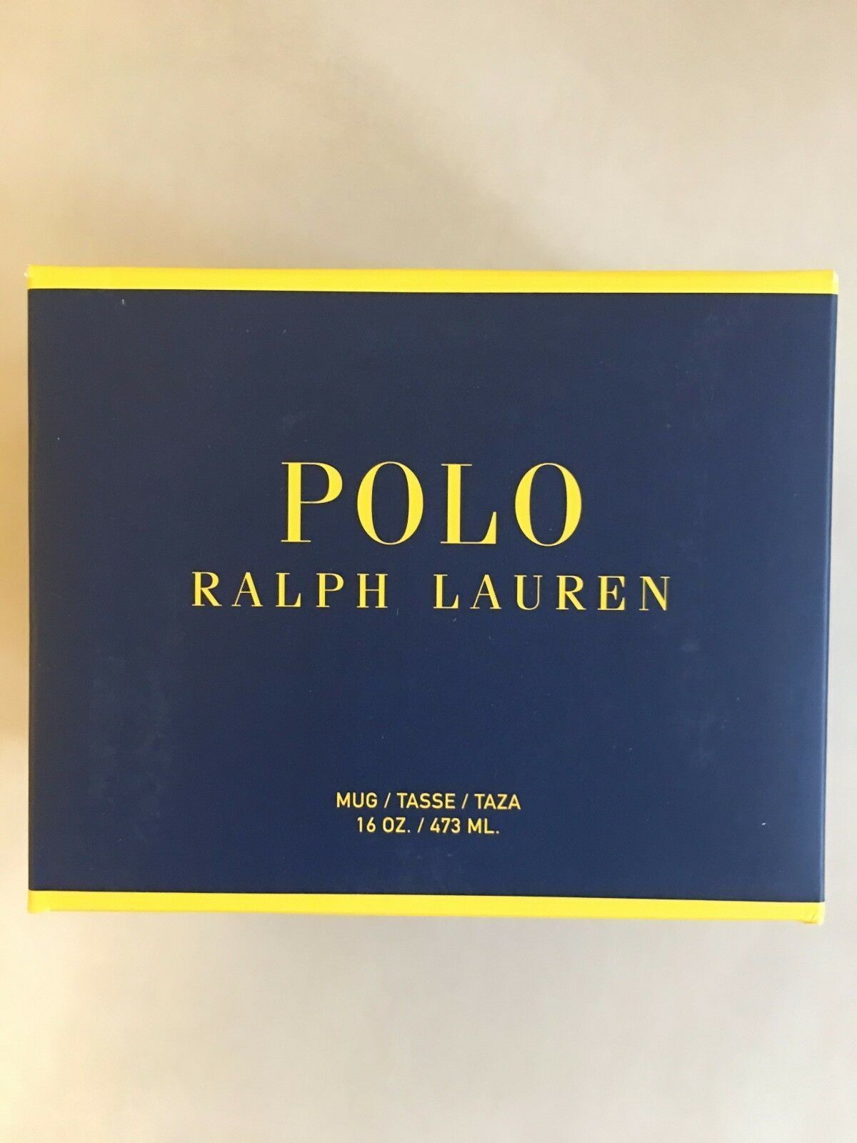 NEW IN BOX LIMITED EDITION Polo Ralph Lauren BEAR MUG 16oz 473ml WHITE ...