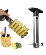 Pineapple Slicers Corer Tool Stainless Steel Remove Center Core Peel Cut - £7.04 GBP