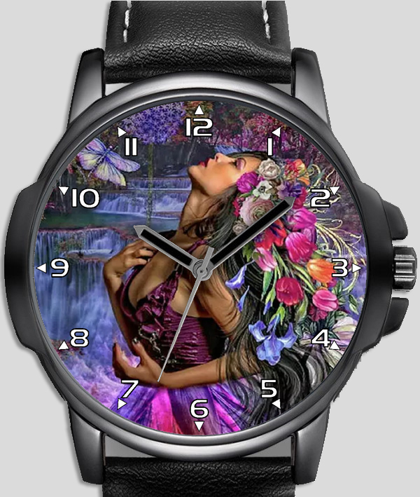 Girl Art  Unique Unisex Trendy Wrist Watch UK FAST