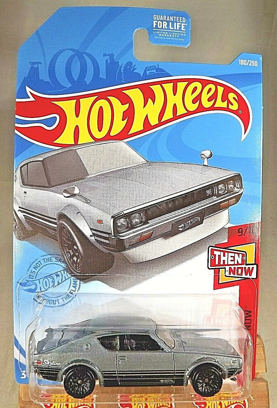 2021 Hot Wheels #180 Then and Now 9/10 NISSAN SKYLINE 2000 GT-R Gray w/BlackEuro