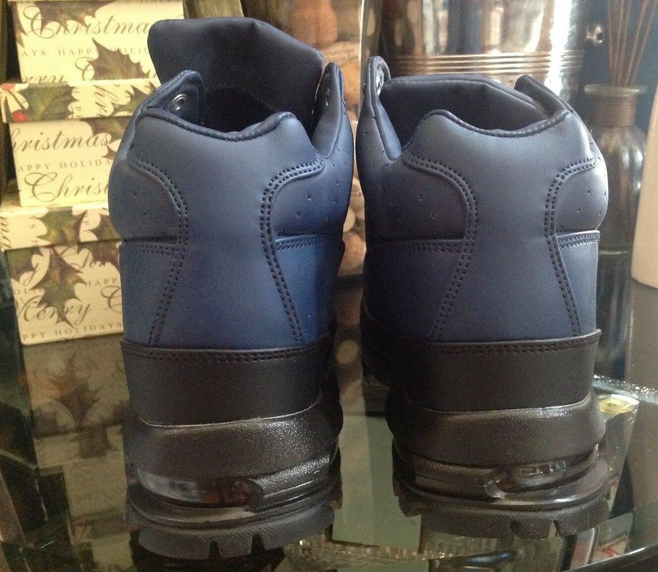 navy blue acg boots