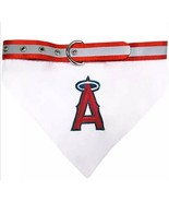MLB Pet Wear Los Angeles LA Angels Small Dog Collar Bandana Embroidered NEW - $8.90