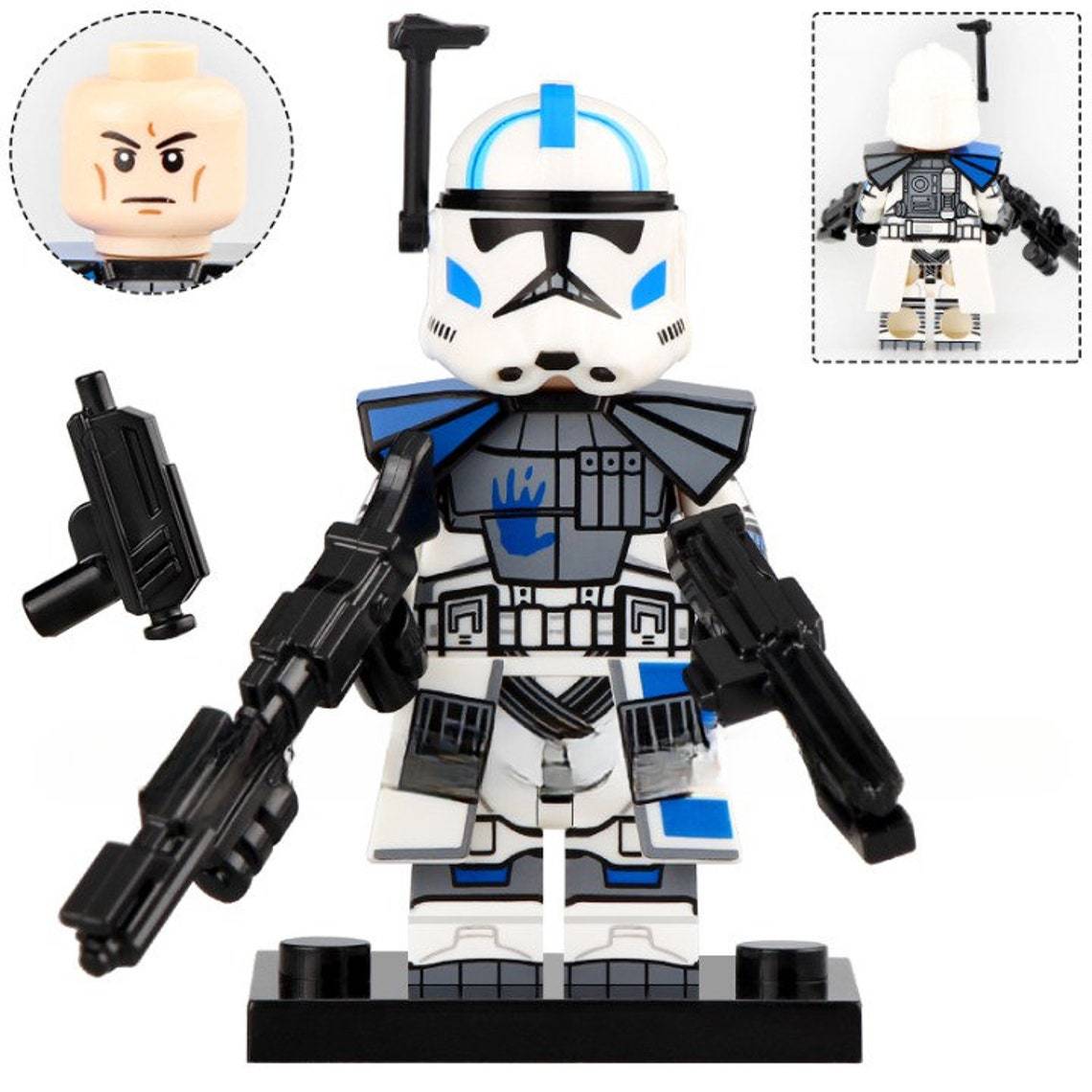 Star Wars 501st Legion Echo Minifigures Weapons and Accessories ...