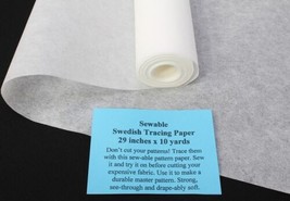 10 yards - 29&quot; wide Sew-able Swedish Tracing Pattern Paper (M409.03) - $18.99