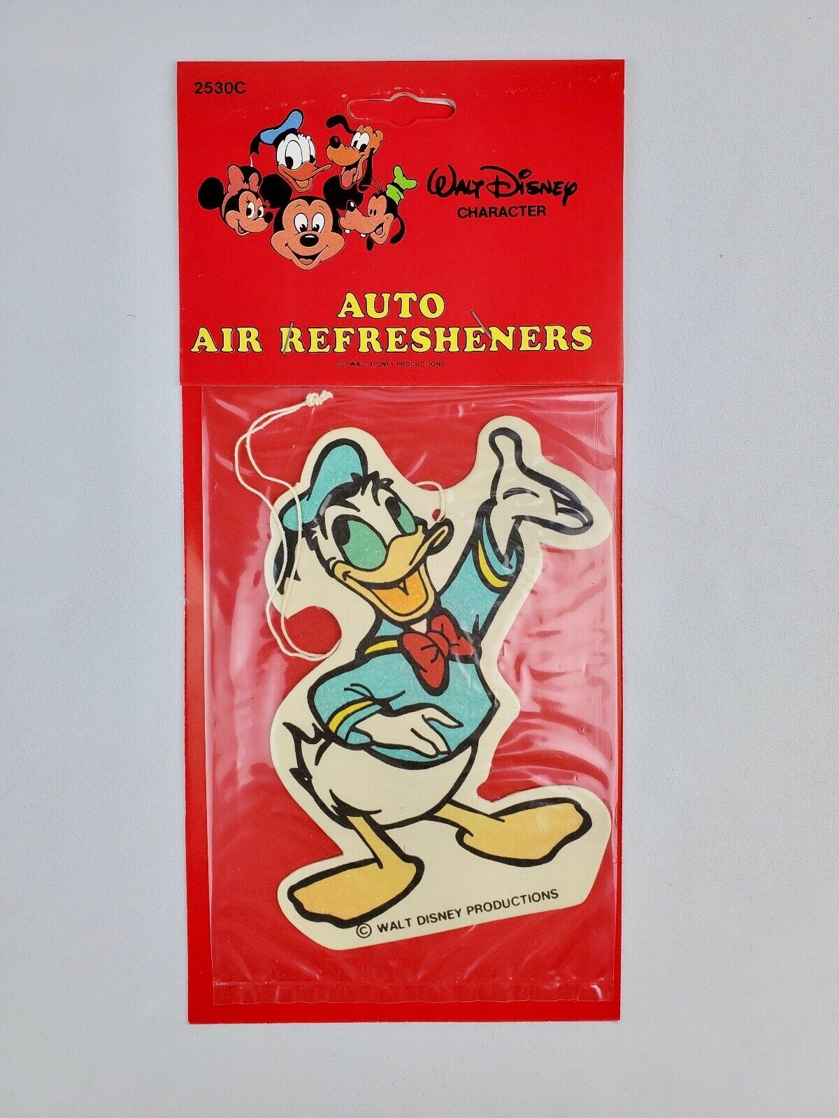 1980's Vintage Walt Disney Donald Duck Car Air Freshener Larger Other