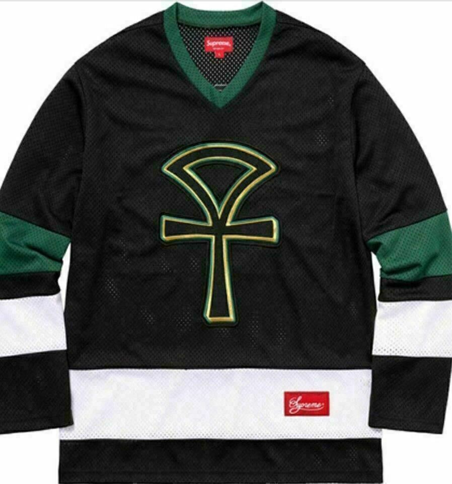 supreme green mesh jersey