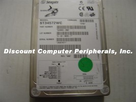 4GB 3.5IN 3H SCSI SCA 80PIN SEAGATE ST34572WC Free USA Ship Our Drives Work