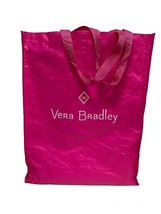 Vera Bradley Large Bright Pink Reusable Tote Shopping Bag - $15.00