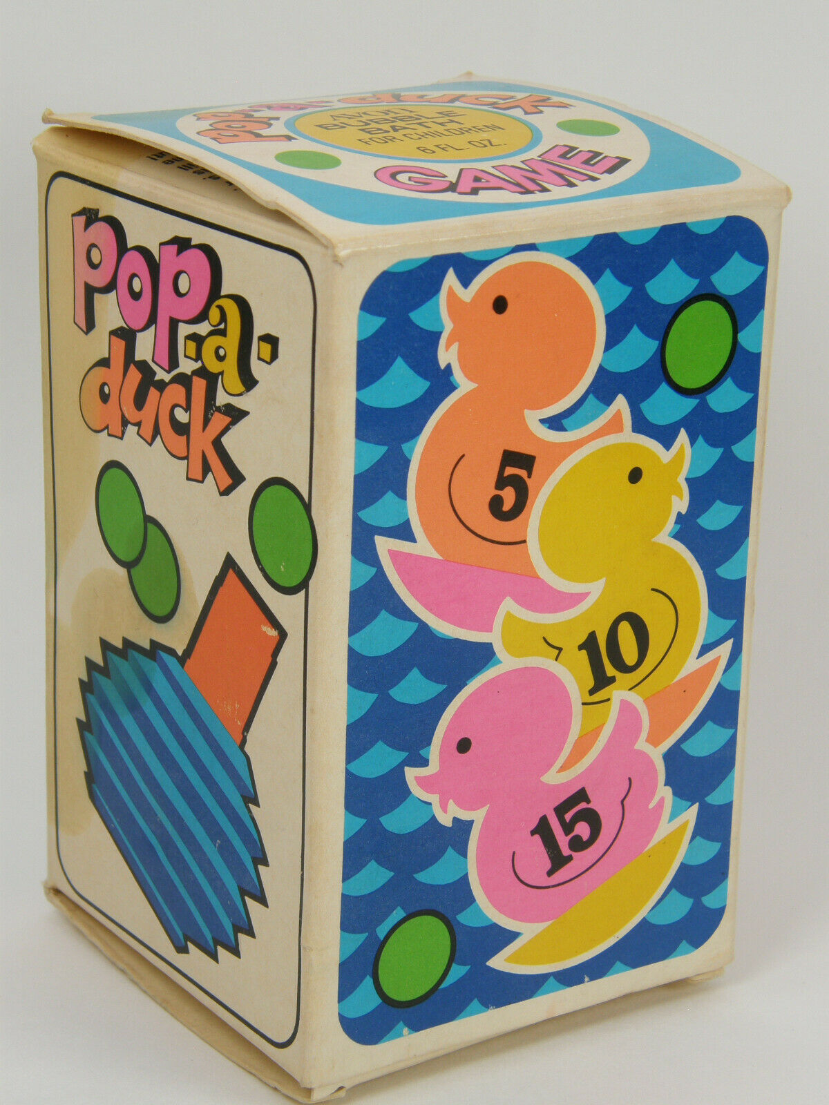 Brand New Vintage Avon Pop A Duck Bubble Bath Game For Kids Children 6fl oz NIB People