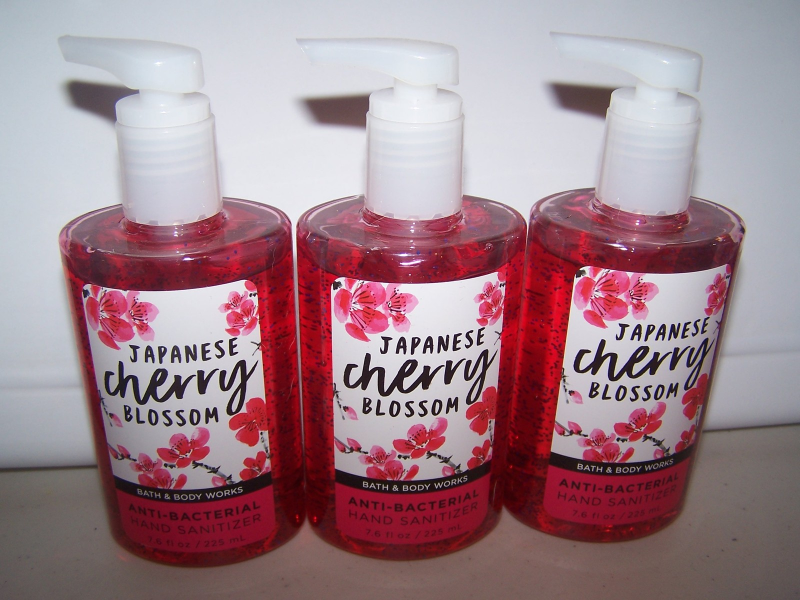 3 Bath & Body Works Japanese Cherry Blossom Anti Bacterial Hand