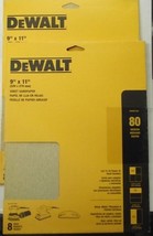 Dewalt DWAS911080 9&quot; x 11&quot; Sandpaper 80 Grit 2 - 8 Packs - $4.95