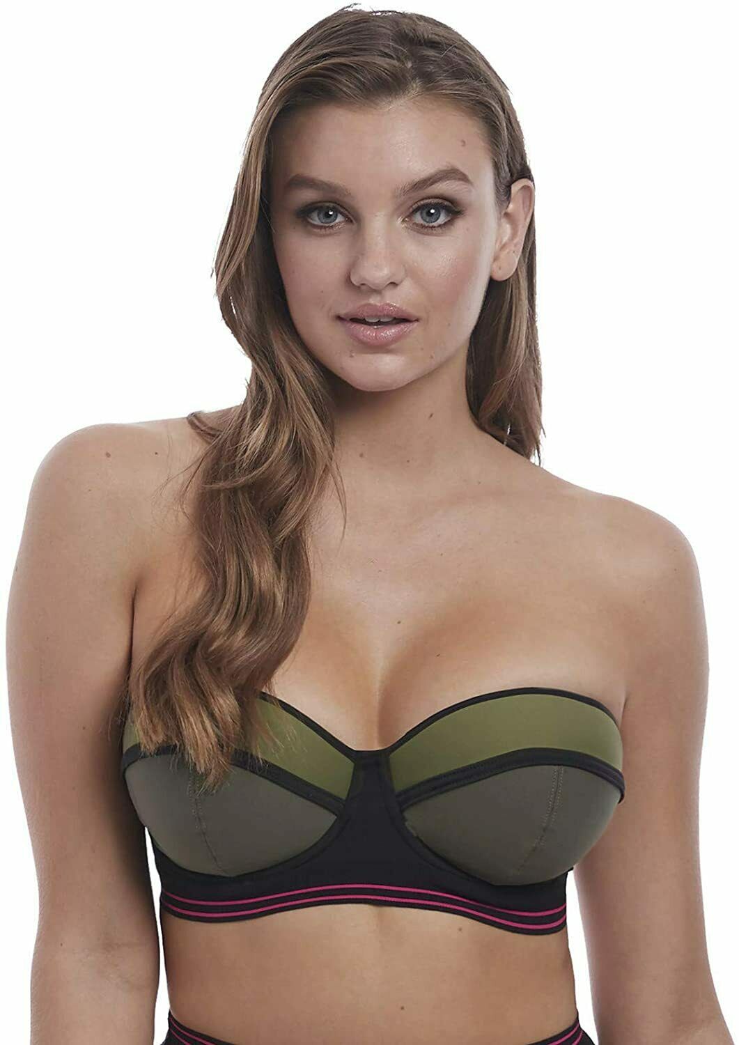 khaki bikini top