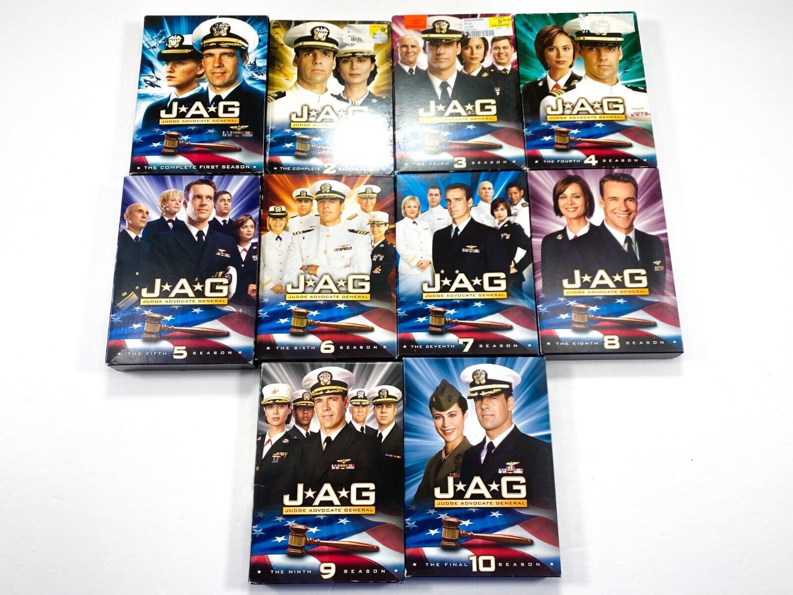 JAG The Complete DVD Series Seasons: 1, 2, 3, 4, 5, 6, 7, 8, 9, 10 ...